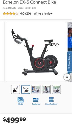Echelon Ex-5 Stationary electric bike with 32 modes of resistance