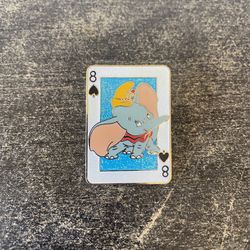 Disney pins HKDL Playing Card Playing Cards Mystery Pin Dumbo Hong Kong
