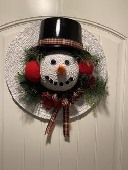 New Snowman Wreath