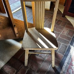 Vintage Art Deco Desk Chair Sturdy 
