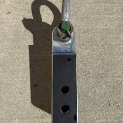 hitch receiver recovery shackle mount