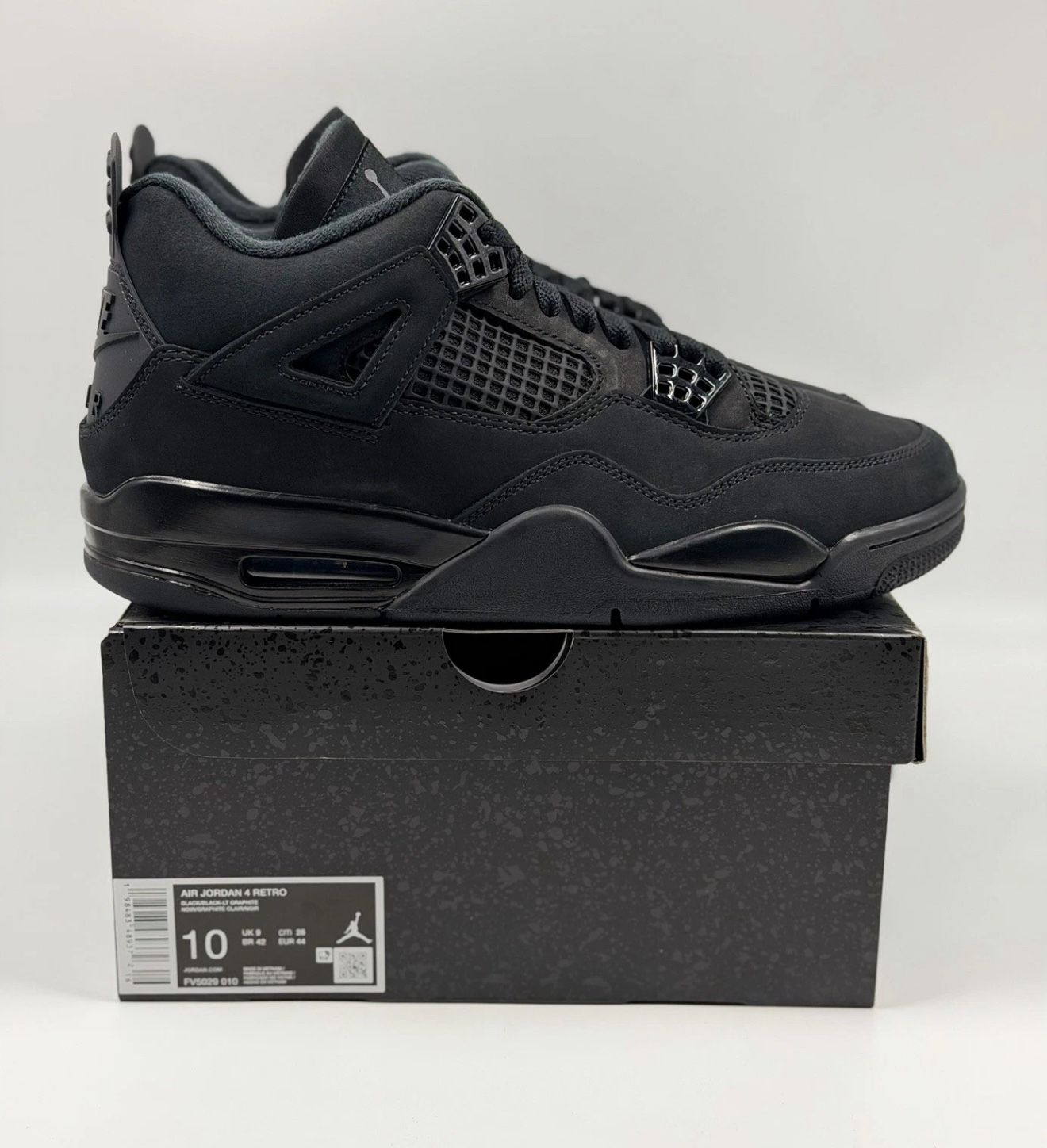 Jordan 4 Black Cat Size 8.5 9.5 10 11