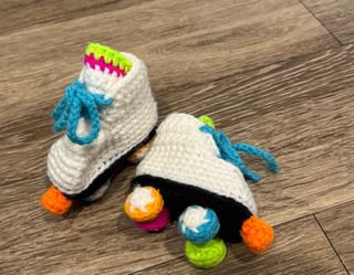 Crochet Roller Skates babyshoes
