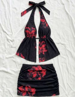 Top & Mini Skirt