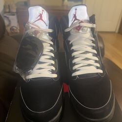 JORDAN 5 BLACK METTALIC