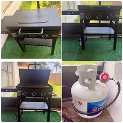 Plancha grill 3 quemadores