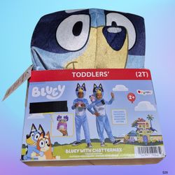 Bluey with Chattermax Toddler Costume 2T