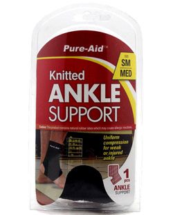 Knitted ankle support