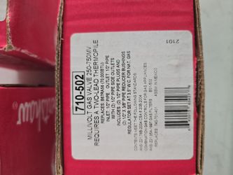 Robertshaw Millivolt Gas Valve (contact info removed)MVRLC