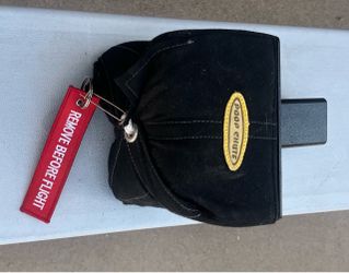 Poop Chute Trailer Hitch Cover with Keychain