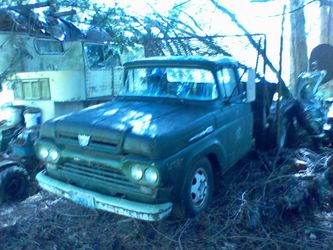 1960 F- 350 1 ton flatbed dually