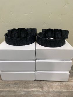 1:1 Black Dior belt