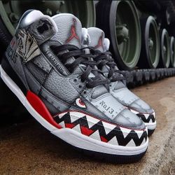 Jordan 3 Retro Custom - Eminem "Kamikaze"