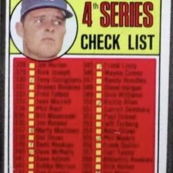 1963,64 / Topps Checklist (Gibson, Yaz, Drysdale,Ect
