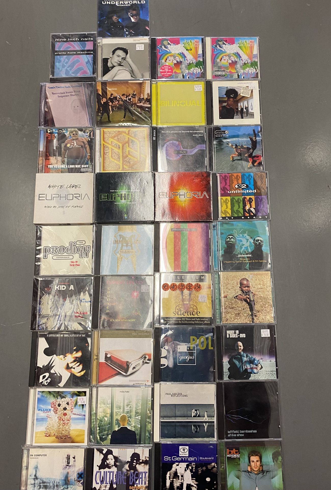 John Digweed Radio Head Dave Pierce & Much More CD Bundle (41 CDs Total) Rare