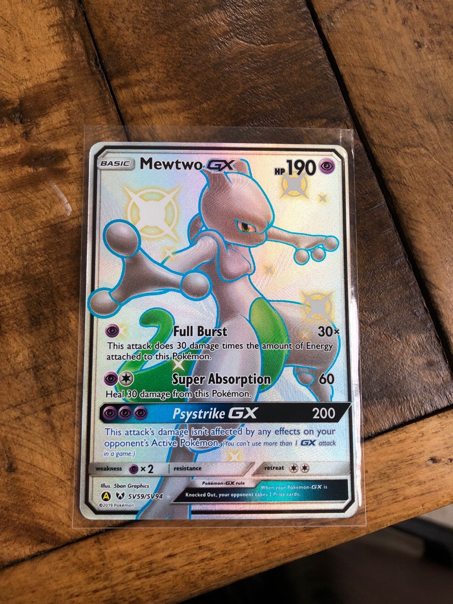 Pokemon Hidden Fates Mewtwo