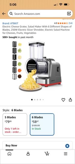 Electric cheese grater