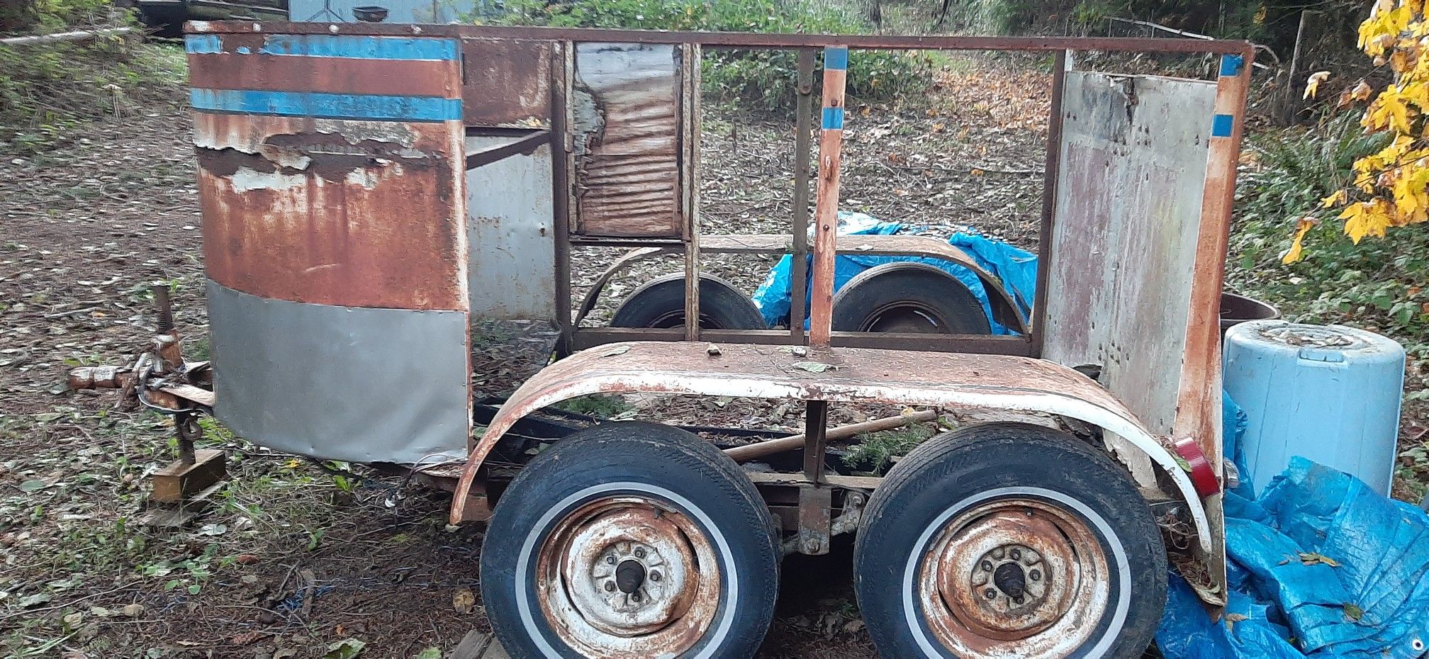 Old horse trailer double axle. for Sale in Gig Harbor, WA OfferUp