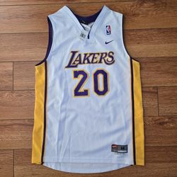 Vintage Los Angeles Lakers Gary Payton Team Nike Jersey Size Medium Length +2