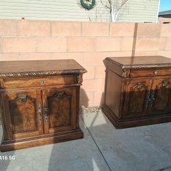 Two Nite Stands Both In Excellent Condition Made With Real Wood 