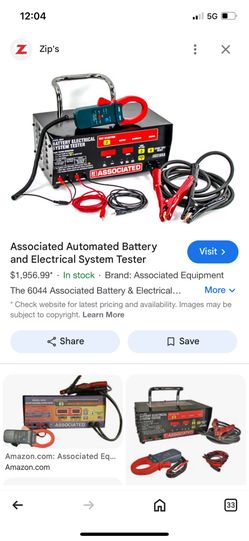 Battery Electrical System Tester Model 6044