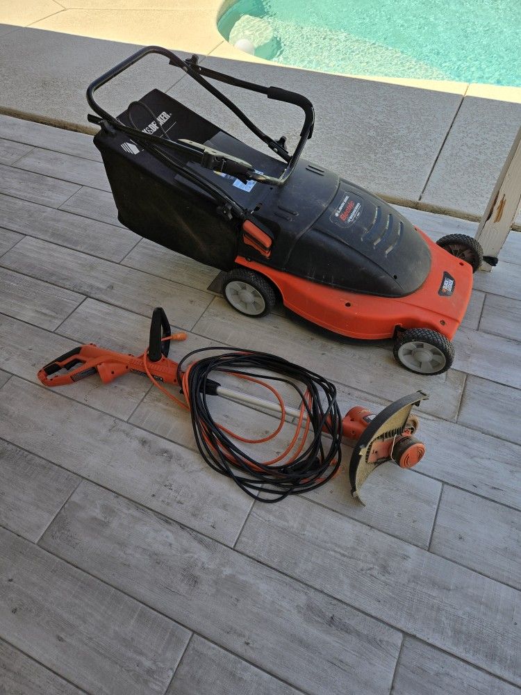 Craftsman Electric Lawn Mower & Weed Eater
