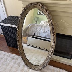 Large Oval Wall Mirror
