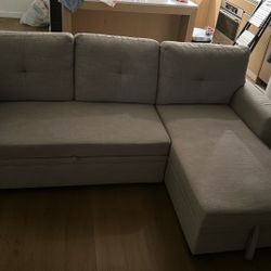 4 Seater Sleeper Sofa With Storage