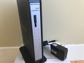 Netgear N450 cable modem router combo. Designed for providers like Xfinity, Spectrum, Cox  etc.
