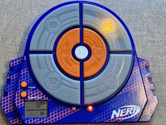 NERF Strike & Score Elite Digital Target with Lights & Sounds LCD 3 Game Modes