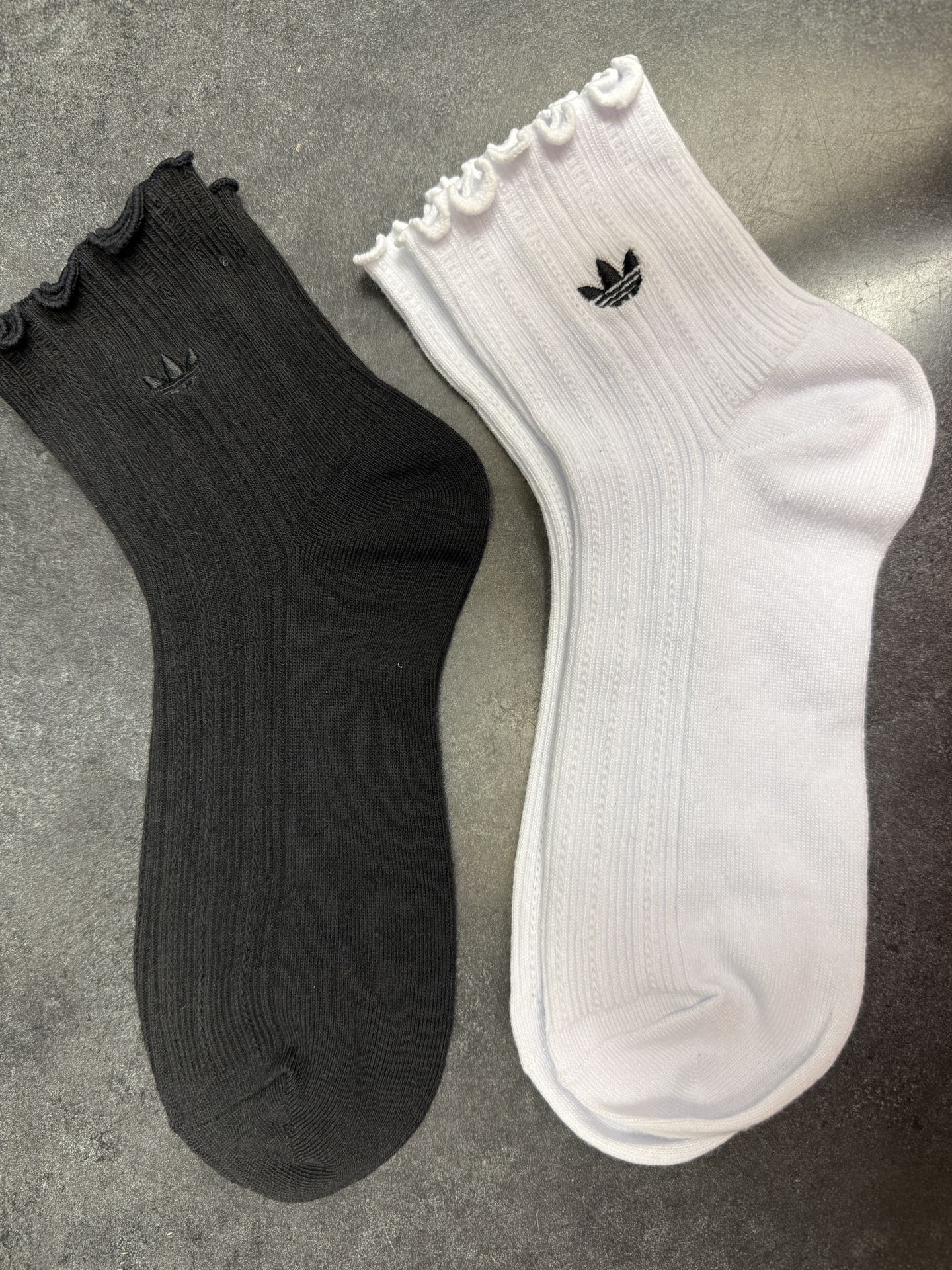 Brand New Adidas Ruffle Top Socks