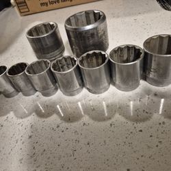 3/4 Drive Sockets  Snap On Proto Craftsman 