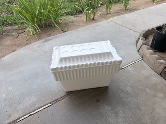 Styrofoam cooler for the beach!