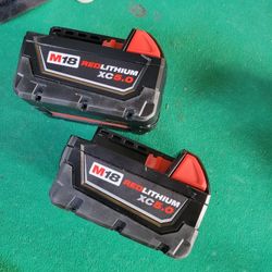 Baterias Milwaukee Nuevas