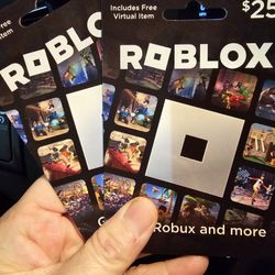 2 Roblox Cards