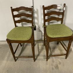 Wooden Counter Stools 