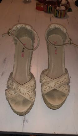 Just fab size 10 wedge heels
