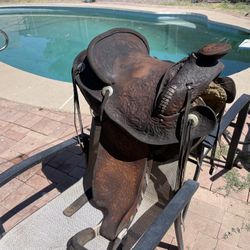 old horse saddle