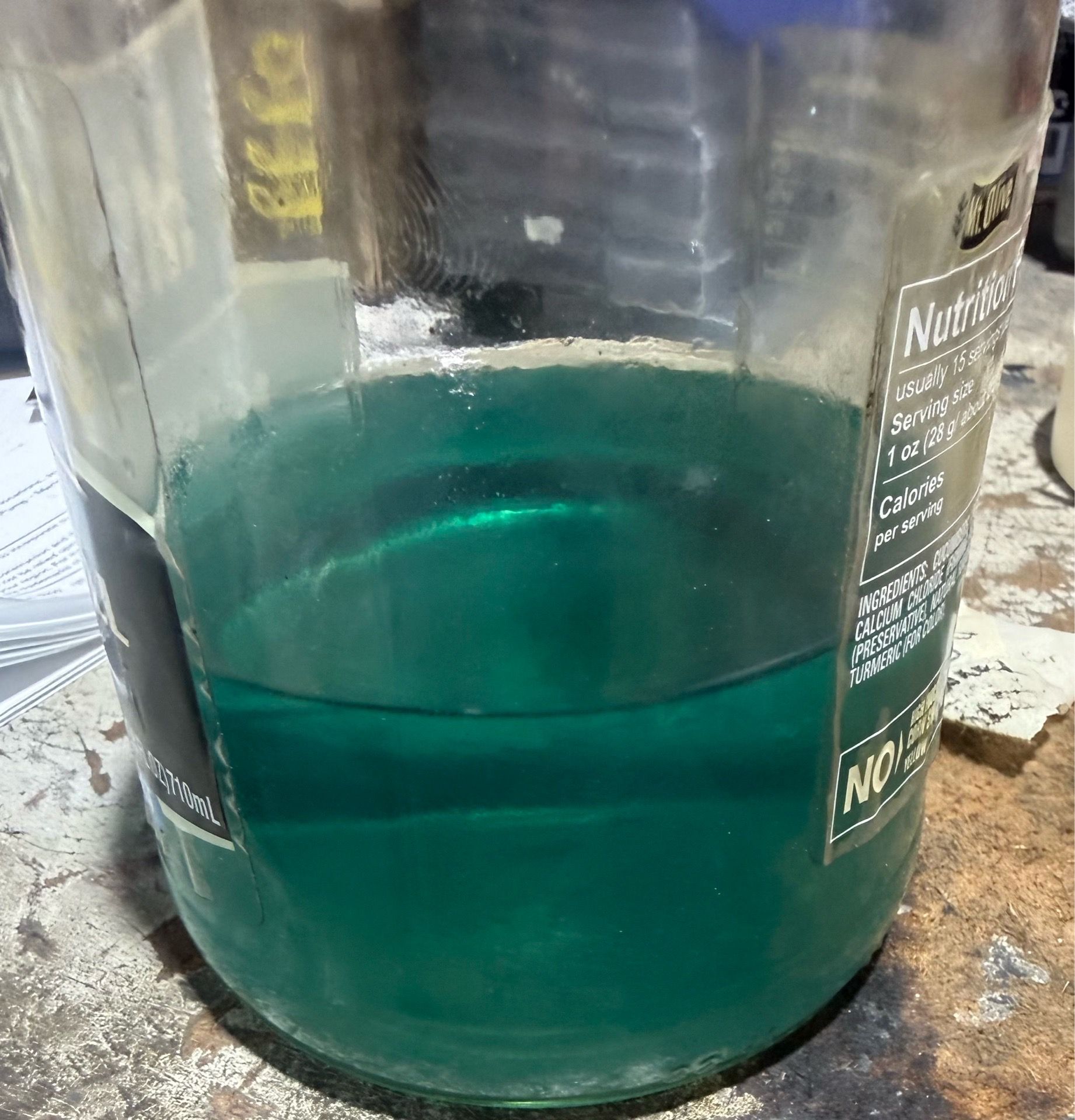 Marine gas fuel with oil/Gasolina con 2 tiempo aceite
