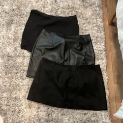 3 Black Skirts!