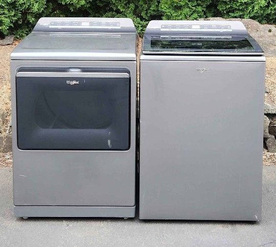 Whirlpool With REMOVABLE AGITATOR XL Capacity 5.0 cuft washer and 7.4 cuft Electric Dryer. Works Perfect. 30 Days warranty
