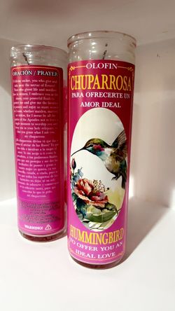 Chuparrosa Ideal Love Spell Candle Hummingbird Vela Preoarada