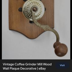 Vintage Coffee MILL GRINDER Thumbnail