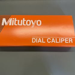 Mitutoyo 6” Dial Caliper Carbide Tipped Jaws New 