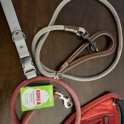 Dog Leashes And Waterproof Collar 