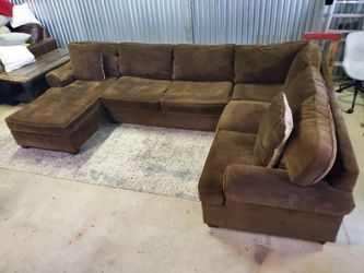 Chocolate Brown Sectional Sofa