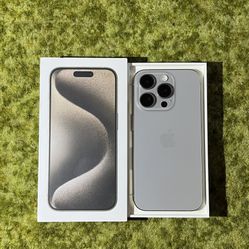 iPhone 15 Pro | 128GB | Natural Titanium | Factory Unlocked