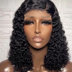 Curly Wig 12” – 4x4 Lace Closure