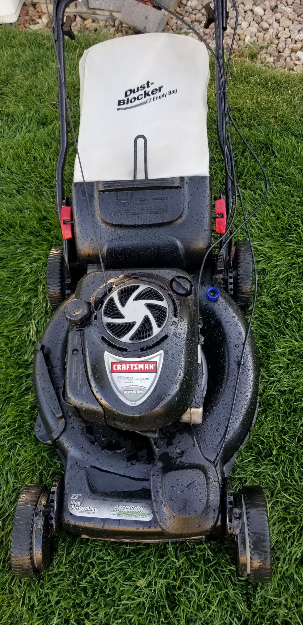 Craftsman 6.75HP Self propelled lawnmower - excellent condition