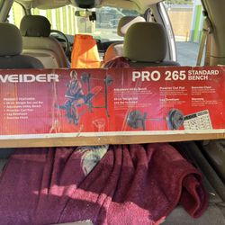 Weight Bench ,  100 Pound Weights